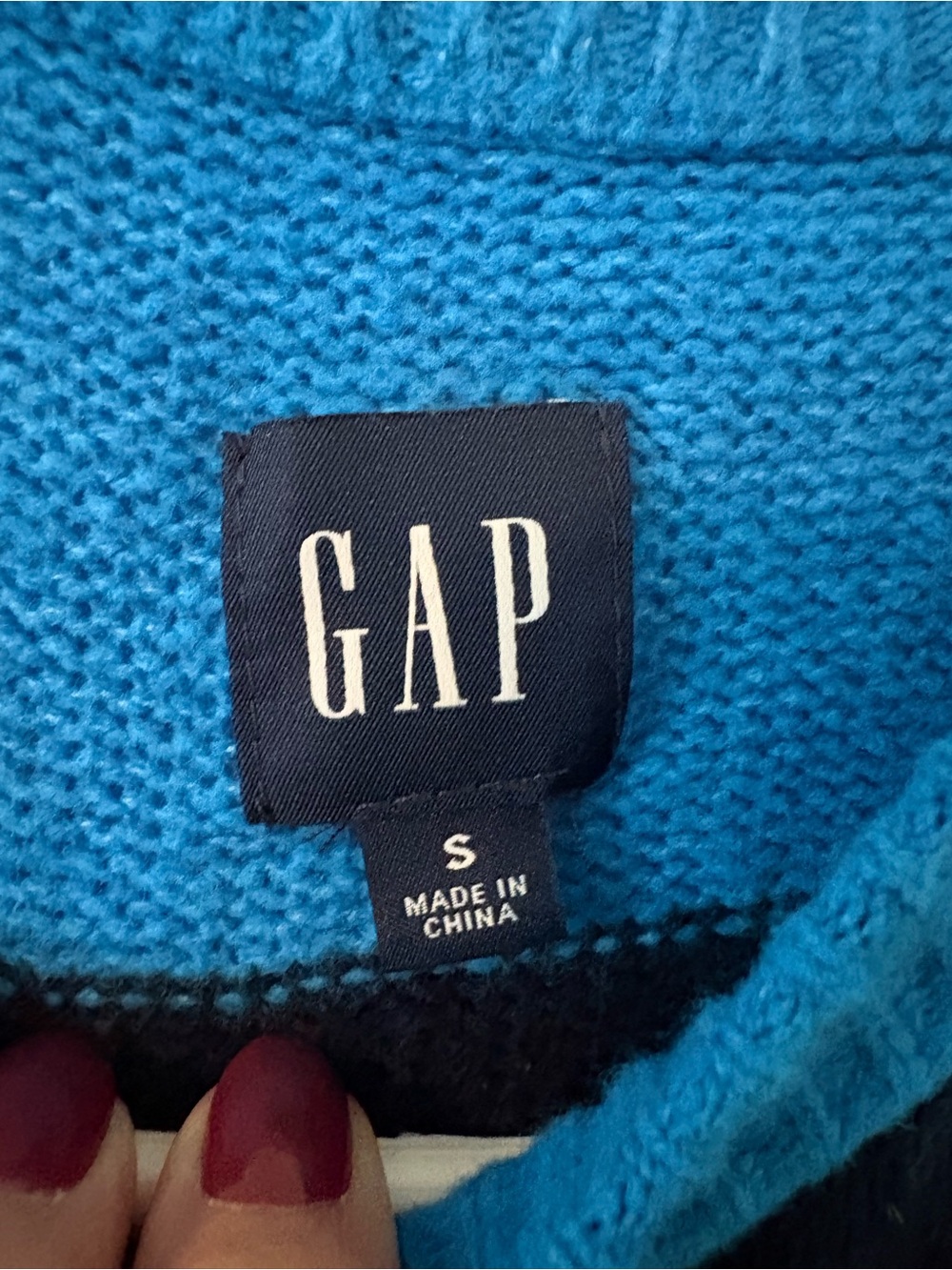 GAP Rainbow Stripe Sweater Colorblock Knit Crewneck Small - Picture 6 of 9